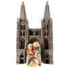 DRW Mistero Belen Cattedrale di Burgos Resina Dipinto a Mano 10 cm