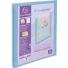 Exacompta - Cod. 51279E - 1 raccoglitore flessibile - in polipropilene - Kreacover pastello - 4 anelli rotondi diam 15mm - dimensioni 32x25cm - per formato A4 - colore casuale