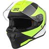 ORIGINE On Road Casco Integrale Casco Moto con Ventilazione ECE (BOLT MATT FLIO YELLOEW BLACK,XL)