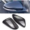 Hacreyatu 1 Paio Calotta Specchio Retrovisore per V-W Golf 6 MK6 | per T-ouran Sinistra Destra Coperchi a specchio laterale(Fibra di Carbonio)