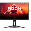 AOC AGON AG275QXN - Monitor Gaming QHD da 27 pollici, 165 Hz, 1 ms, HDR400, FreeSync Premium (2560x1440, HDMI, DisplayPort, hub USB), colore nero/rosso