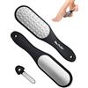 MIKSPROMAR NUOVA Raspa Piedi Professionale in Acciaio Inox MARCHIO® ITALIANO L' Unica con Design Curvo Lima Piedi per Pedicure Rimozione Calli Duroni Talloni Screpolati Pelle Morta