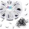 WENDY LASHES Ciglia Volume Extension 12D 500 Fans 0.07mm C Curl 9-16mm Misto Estensioni Ciglia Ciuffetti Russo Premade Fans per Estensioni Finte (500-12D-0,07-C-9-16)