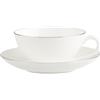 Villeroy & Boch TAZZA TE CON PIATTO ANMUT PLATINO 1 10-4636-1260