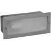 Segnapasso da Incasso IP44 Grigio Scuro con Base E27 Grigio
