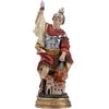 DRW Figura San Florian Resina Dipinta a Mano 13 cm