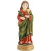 DRW Figura Santa Lucia Resina Dipinta a Mano 13 cm