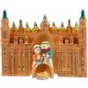 DRW Mistero Belen Cattedrale Saragozza il Pilastro Resina Dipinto a Mano 7,5 cm