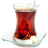 Set 6 bicchieri da tè turco con piattini - Artigianato turco - Decorazione  turca - Modello Antara