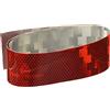4R Quattroerre.it - 5758 - Rotolo Rifrangente Adesivo per Bauletti Moto Omologato, Rosso, 5 x 100 cm