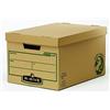GielleService Contenitore Fellowes Bankers Box Earth Maxi File Assemblaggio manuale Cartone riciclato certificato FSC Colore marrone
