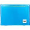 GielleService MKtape Cartella Documenti a Soffietto 13 Tasche Interne Formato A4 Chiusura in Gomma Colore BLU