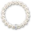 Thomas Sabo Bracciale con ciondoli da donna Perle coltivate d'acqua dolce Argento sterling 925 X0041-082-14