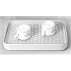QIWODE Vassoio di scarico, 2 Tier Dish Drainer Rack di essiccazione con vassoio di gocciolamento, vassoio da tè per tazza ciotola Frutta Utensil Caffè