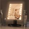H&S Specchio Trucco con Luci LED da Tavolo - Specchio da Viaggio con Luce - con Specchietto Ingranditore 10x Portatile - per Postazione Make Up - Idea Regalo Makeup Donna Uomo
