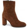 Vegan Shoes Italy VSI IRMA Stivaletti vegan marroni tacco alto zip scarpe vegane Made in Italy