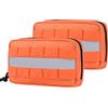 OneTigris Borsa da sella per cani da servizio, supporto emotivo, cane da servizio in addestramento, borsa da sella di qualità per gilet tattici per cani (arancione)