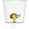 Ichendorf Milano Tumbler Riccio | Collezione Animal Farm | 35 cl | Vetro Borosilicato | Fatto a Mano