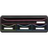 EXACOMPTA - Rif. Toolbox 319914D - Mini cassettiera singola a 4 cassetti per riporre piccoli utensili, dimensioni esterne: profondità 27 x larghezza 35,5 x altezza 13,5 cm, colore: nero/arlecchino