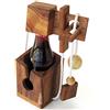 LEDELIRANT CASSETTA TESTA PER BOTTIGLIA DI BIRRA Puzzle in legno massello conforme alle norme CE, marca francese Le Délirant®, difficoltà 3/6. Tenete di liberare la bottiglia. Idea regalo festa del papà.