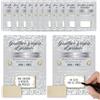 KAÏDENSÏ Gratta e Vinci Matrimonio Silver - 24 Pz Gadget Lotteria Sposi - Giochi per Invitati