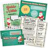 KAÏDENSÏ Idee Regali Bambini Natale Originali - Pergamena Risposta alla Lettera Babbo Natale - Invito e Tovaglietta per Babbo Natale - Idea Regalo Originale Bambino Bambina