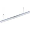 CLICLED Plafoniera LED Soffitto Sospensione 120cm 60W Barra Luce Naturale 4000K Collegabili Serie