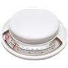 Dr. Oetker Baking Scales -Dr.Oetker analogica per Uso Domestico Ø17 cm, Bilancia per misurazione precisa (Colore: Bianco), quantità: 1 Pezzo
