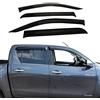 JHCHAN 4 deflettori d'aria per Toyota Hilux Revo 2015-2024 Hilux Active, Sol, Executive, Invincible X, GR Sport pick-up cabina doppia 4X4 fumo nero