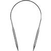 Coopay Ferri circolari da 6,5 mm e 40 cm, ferri circolari in acciaio con cavo flessibile, ferri da maglia circolari fissi in metallo per calze. Piccoli progetti