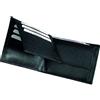 ALASSIO Portafoglio orizzontale in pregiata nappa, nero, ca. 12 x 9 x 2 cm, Nero, 12 cm, Portamonete