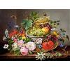 Castorland- Still Life with Flowers And Fruit Basket Puzzle da 2000 Pezzi, Multicolore, Medium, C-200658-2