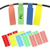 TownStix 5 Colori, 150 Pezzi, Etichette per Cavi Autoadesivi, Formato A4 per Stampante Laser, Impermeabile Resistente Agli Strappi