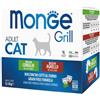 Monge Grill Cat Busta Multipack 12X85G MIX CARNE