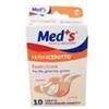 Meds Cerotto Meds Strip Tela Ipoallergenico Elasticizzato Assortiti 10 Pezzi pz