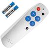 TabTime Telecomando TV TabTime Big Button con tasti grandi (istruzioni in italiano) - Facile da usare e configurare - Telecomando TV universale/base - Regali per persone affette da demenza (Silver)
