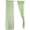 WINOMO Salix Foglia Modello Della Finestra Salice Pannelli Della Finestra Tende Tende Pura Voile Tulle per Soggiorno Camera Da Letto Balcone 78X39 Pollici (1 pz, Verde)