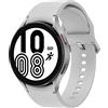 SAMSUNG Galaxy Watch4 44mm Orologio Smartwatch, Monitoraggio Salute, Fitness Tracker, Batteria lunga durata, Bluetooth, Argento, 2021 [Versione Italiana]