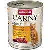 animonda Carny Adult 24 x 800 g Alimento umido per gatti - Mix Manzo, Manzo e Pollo, Cocktail Multicarne