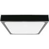 V-TAC PLAFONIERA QUADRATA 24W BIANCO FREDDO FINITURA NERA IP44 VT-8624B-SQ-LED7647