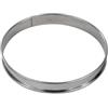 Gobel 834950 - Cerchio per Torta Alto, in Acciaio Inox, Bordi arrotolati, 20 cm, Colore: Argento.