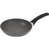 BALLARINI 1013083710 Padella Alluminio Granitium Antiaderente, Acciaio Inossidabile, Grau, 20 cm