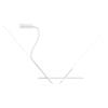 LUCEPLAN lampada a sospensione ACROSS BIANCA 102 cm 3000K DALI - 1A080S010002+1A080/01D002