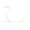 LUCEPLAN lampada a sospensione ACROSS BIANCA 180 cm 3000K dimmer a taglio di fase - 1A080S0020002+1A080/01T002