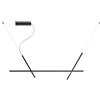 LUCEPLAN lampada a sospensione ACROSS NERA 180 cm 3000K dimmer a taglio di fase - 1A080S020001+1A080/01T001