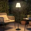 MALUX lampada solare da terra luce bianca calda 8 colori con sensore di luce, per esterni impermeabile ideale come decorazione per casa, hotel, tavolo da pranzo e giardino