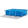 INTEX piscina METAL FRAME rettangolare cm 220x150x60h