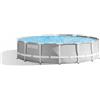 INTEX piscina PRISM FRAME rotonda cm 427x107h con pompa filtro