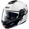 Grex casco modulare G9.2 Offset N-Com - 12 Metal White Tg XL