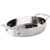 PADERNO WORLD CUISINE Mini Casseruola Ovale 2 manici cm 17x13 H 3,5 Serie 12200 Inox 3-Ply (minimo 2 pezzi)